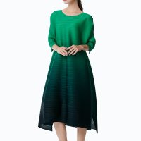 pleatslog-Miyake ladies pleated dress (4) pleatslog-Miyake ladies pleated dress (4)