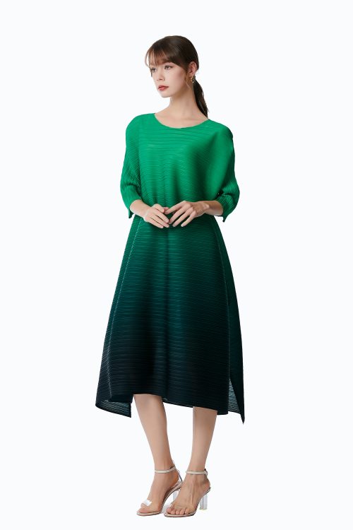 pleatslog-Miyake ladies pleated dress (4) pleatslog-Miyake ladies pleated dress (4)